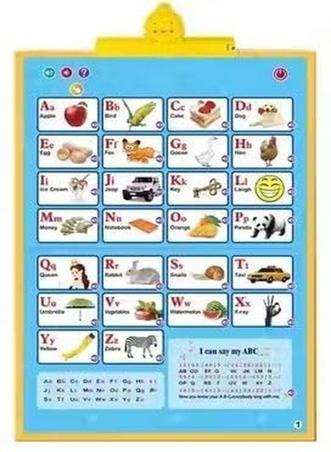 Crazy Buy CrazyBuy 13 IN1 E- Book(Click and Read) Hanging Wall Chart Letter Reading E-Book for Kids (Multicolor) - Image 2